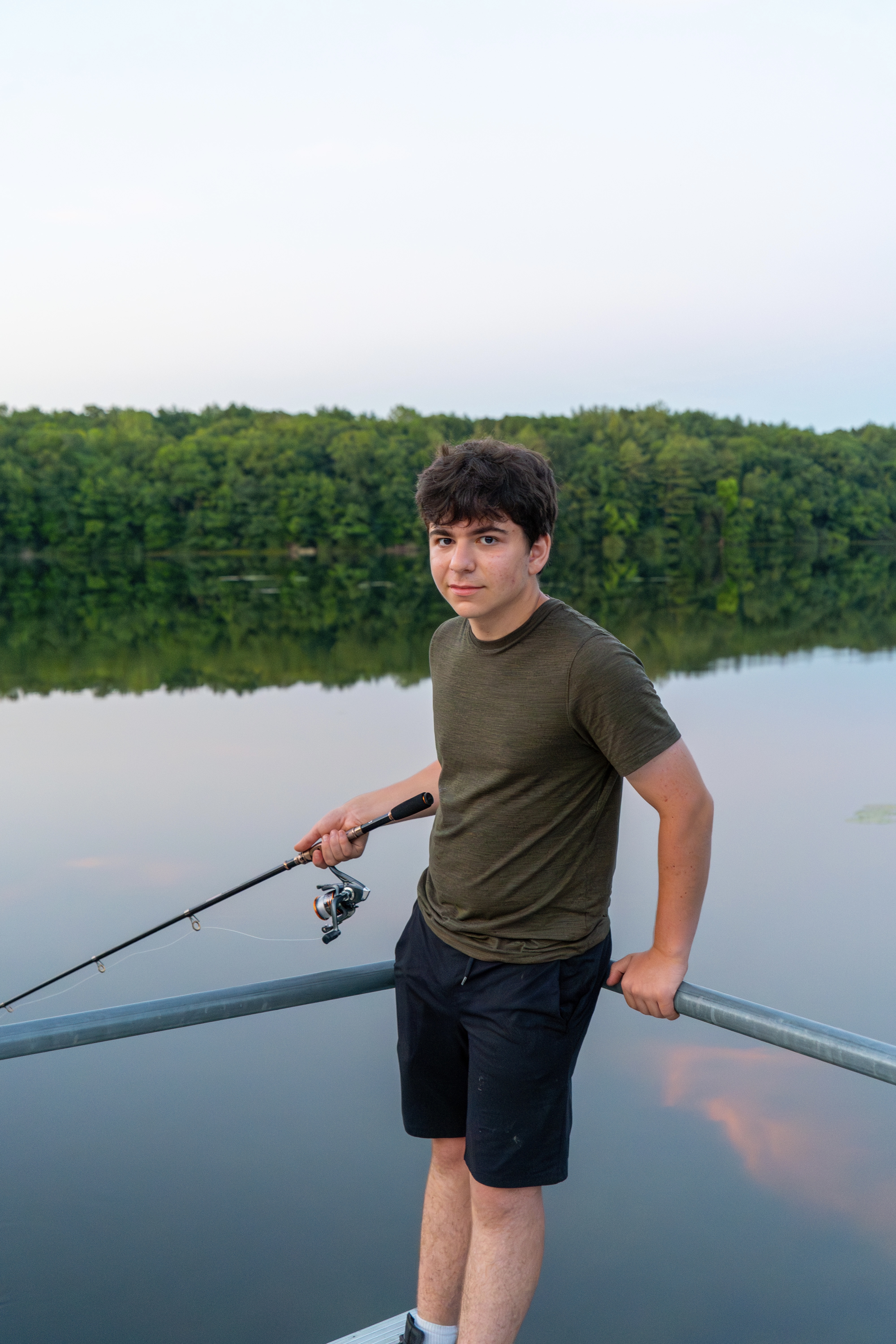Ben Findling by the lake